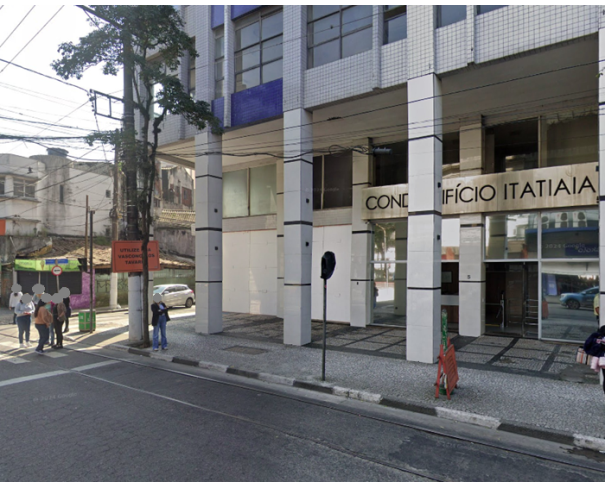 Foto de Lote 10 - Santos - SP - Centro - Prédio Comercial (Parte)