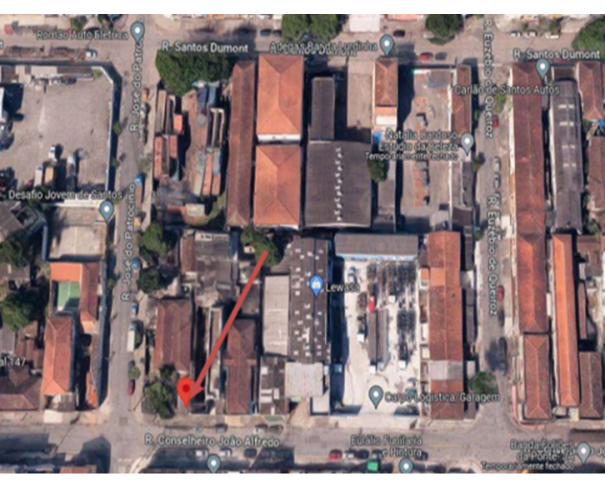 Foto de Lote 4 - Santos - SP - Macuco - Prédio 131 m²