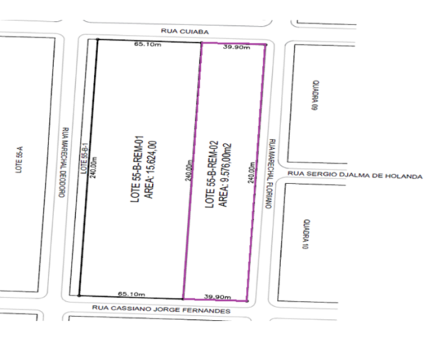 Foto de Lote 1 - Cascavel - PR - Terreno Urbano com 9.576,00m²