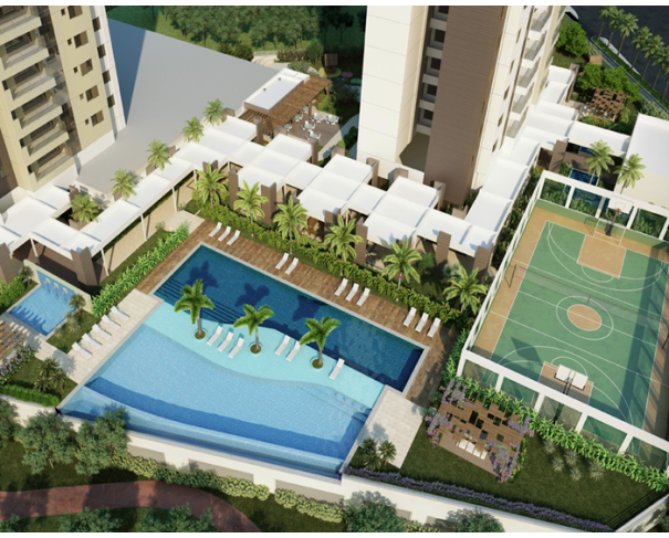 Foto de Lote 7 - Campo Grande/MS - Carandá Bosque - Apto com 132m2