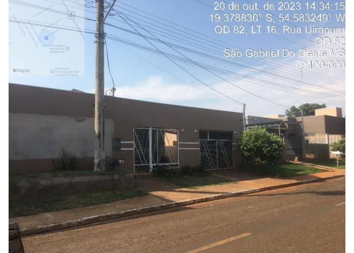 Imagem do imóvel Lote 23 - CASA - São Gabriel do Oeste/MS Imóveis Residenciais - Banco Santander - E155