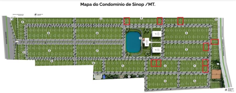 Lote 7 - Sinop - MT - Terreno em Condomínio Imóveis Residenciais - Banco Santander - E451, localizado em Sinop - MT, bairro Eunice