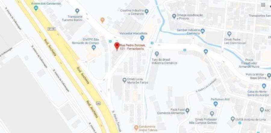 Imóvel Industrial - 1.925 m² - Ferrazópolis - SP Imóvel Industrial com 1.925 m² - SBC - SP - J061, localizado em São Bernardo Do Campo - SP, bairro Ponto Alto